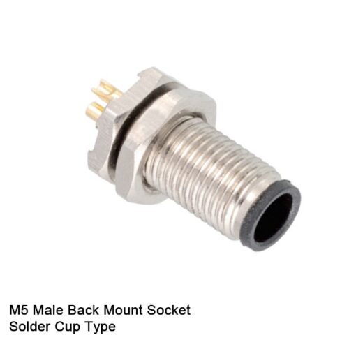 HSCN01M5-XXM-006 M5 Back Mount Socket
