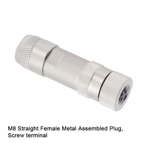 HSCN01M8-XXF-012 M8 S Metal Assem. Plug