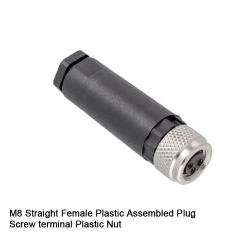 HSCN01M8-XXF-016 M8 S Plastic Assem. Plug terminal Plastic Nut(1)