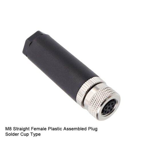 HSCN01M8-XXF-020 M8 S Plastic Assembled Plug
