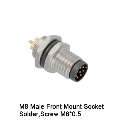 HSCN01M8-XXM-022-M8-Front-Mount-Socket