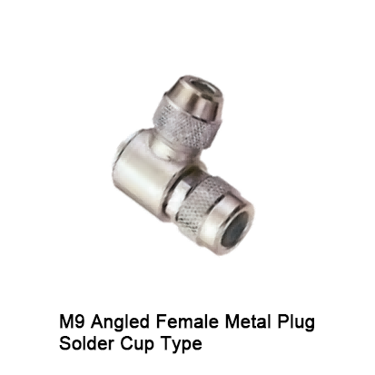 HSCN01M9-XXF-056 M9 Angled Metal Plug
