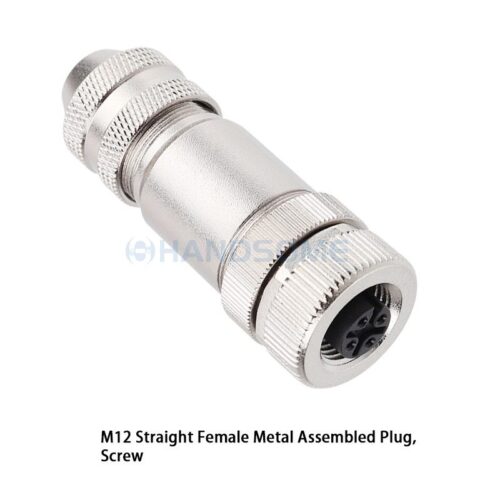 HSCN01M12-XXF-064 M12 S Metal Assem. Plug