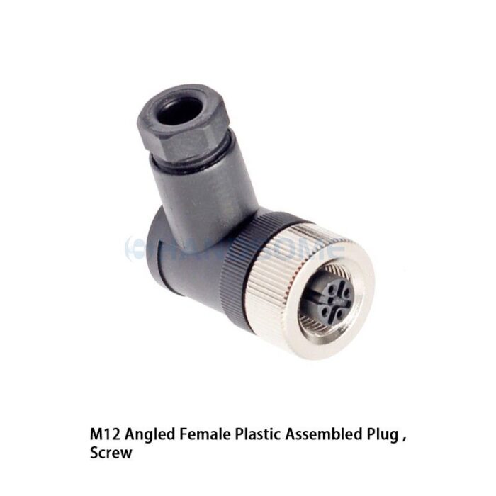 HSCN01M12-XXF-074 M12 Angled Plastic Assem. Plug