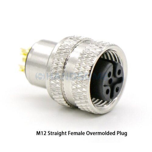 HSCN01M12-XXF-078 M12 S Overmolded Plug