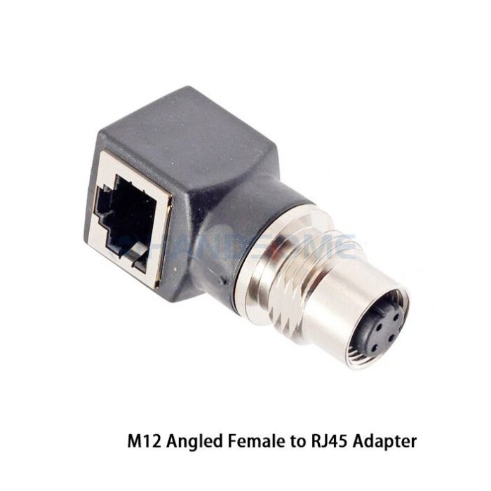 HSCN01M12-XXF-118 M12 Angled to RJ45 Adapter