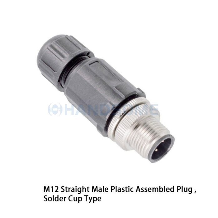 HSCN01M12-XXM-077 M12 S Plastic Assem. Plug