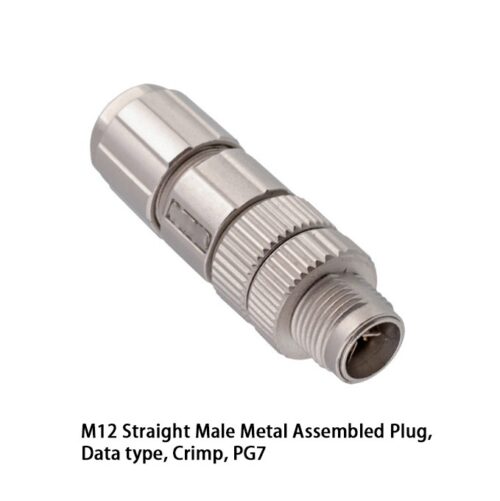 HSCN01M12-XXM-136 M12 S Metal Assem. Plug