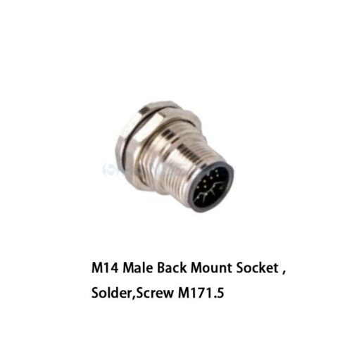 HSCN01M14-XXM-169 M14 Back Mount Socket