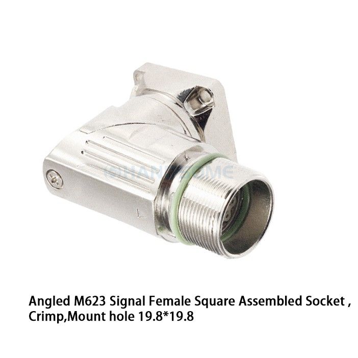 HSCN01M623-XXF-197 Angled M623 Signal Square Assem. Socket