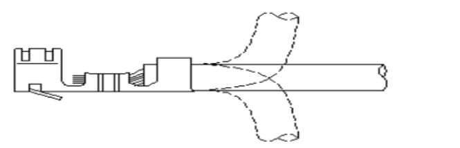 Terminal wiring harness 