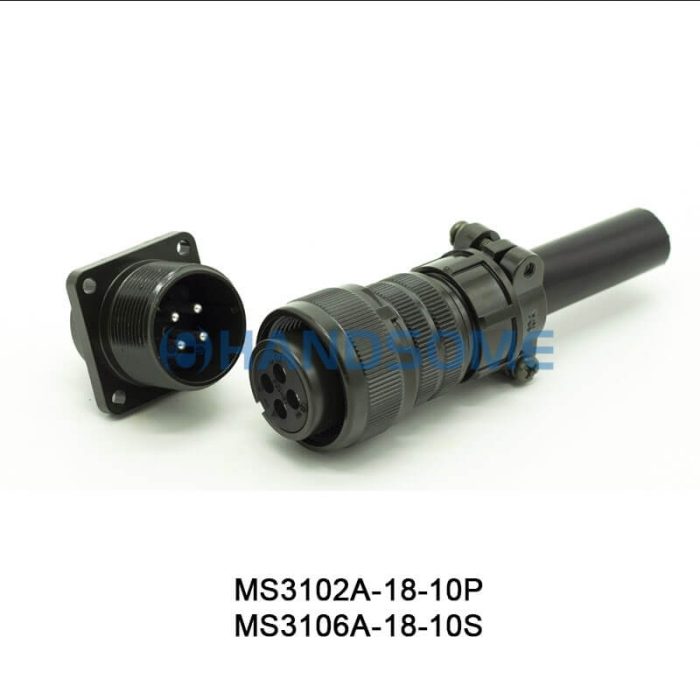 MIL-DTL-5015 18 Series Standard MIL-C-5015 Connectors 4Pins - Image 3