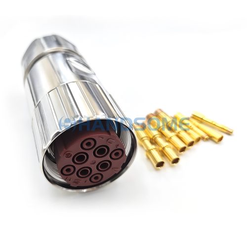 M40 8 Pin Connector Durable Industrial Cable Connector