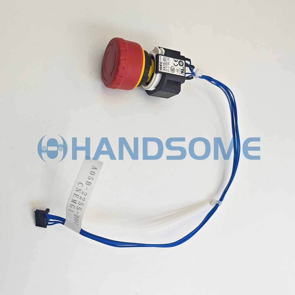 FANUC A05B-2255-D001 Teach Pendant Stop Switch Cable for R-30iB Series