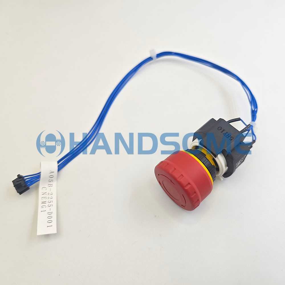 FANUC A05B-2255-D001 Teach Pendant Stop Switch Cable for R-30iB Series - Image 3