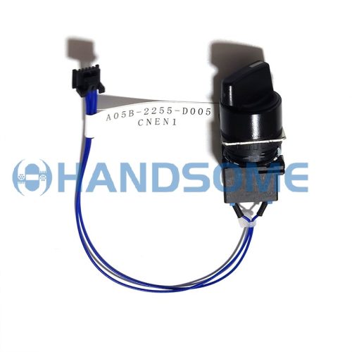 FANUC A05B-2255-D005 Teach Pendant Mode Select Switch with Wire for R-30iB